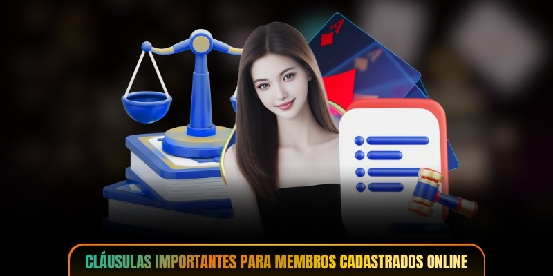Cláusulas importantes para membros cadastrados online