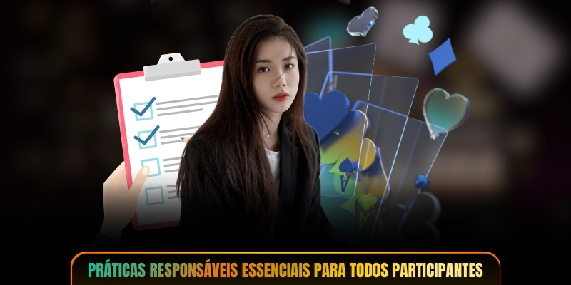 Práticas responsáveis essenciais para todos participantes