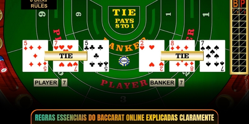 Regras essenciais do baccarat online explicadas claramente